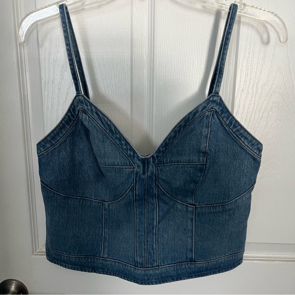 Denim Crop Top